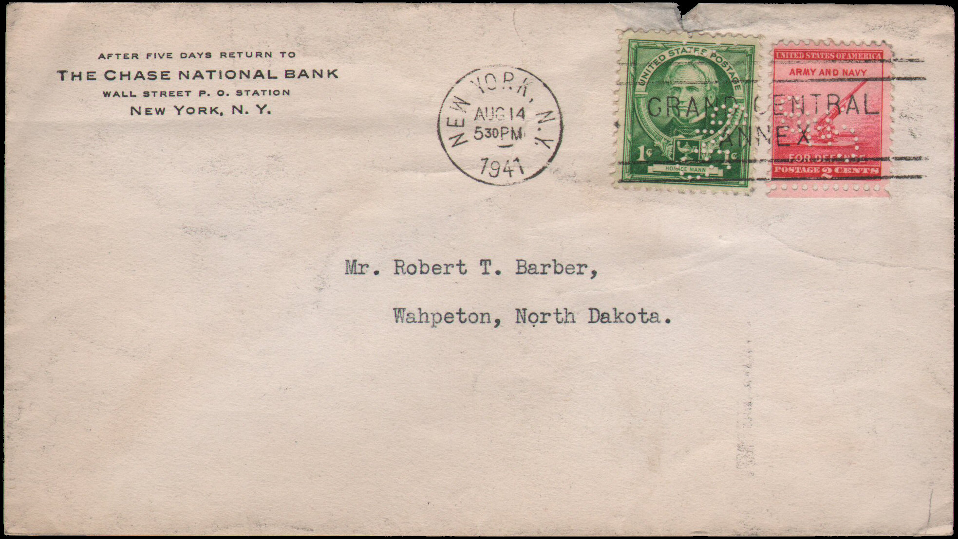 邮票 美国 信封 postal history  country: united states ny ny to